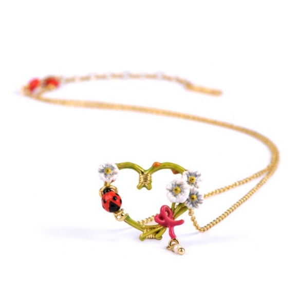 Les Nereides Gold Jewelry Heart Necklace **SOLD** - Picture 3 of 8